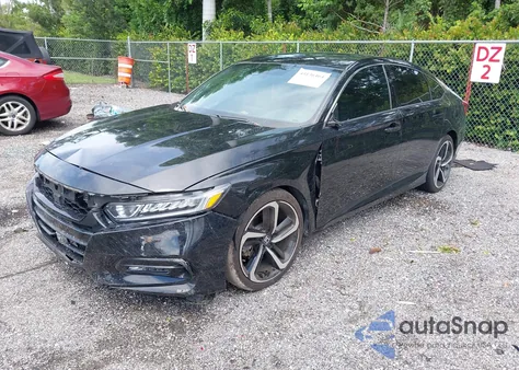 2018 Honda Accord Sport из США, поврежденный, VIN 1HGCV1F3XJA172345